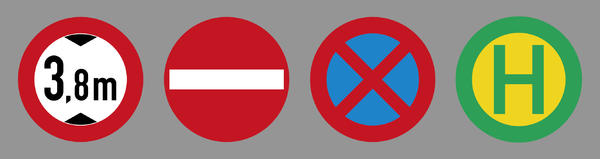 PREMARK™ Fahrbahnmarkierung mit BASt-Prüfzeugnis: Runde Verkehrszeichen (Ronden) gemäß StVO.