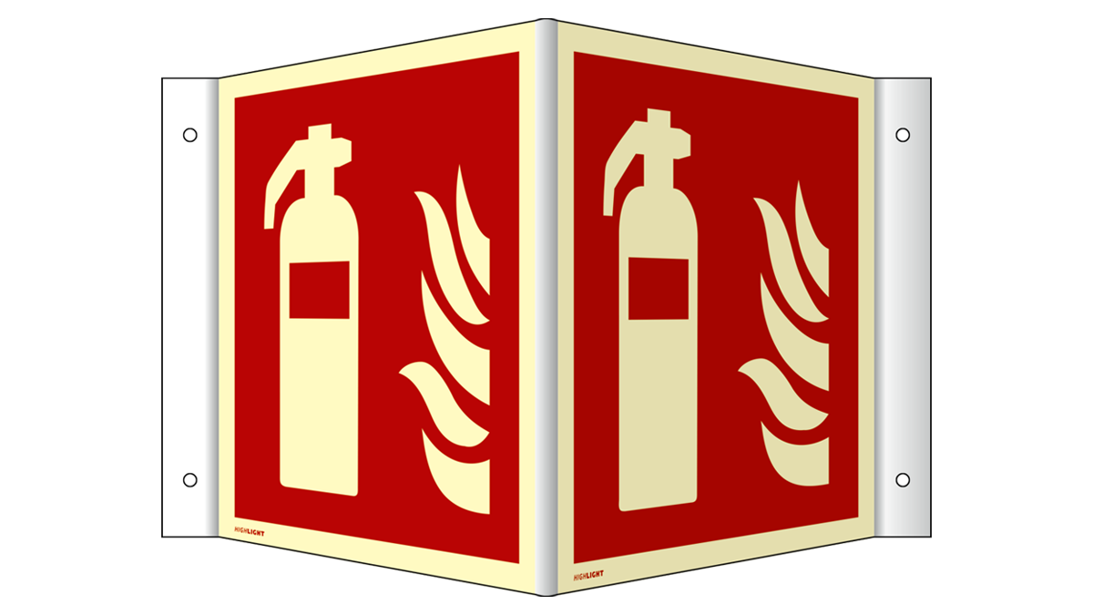 Brandschutz-, Notfallkennzeichung und Feuerwehrhinweisschilder