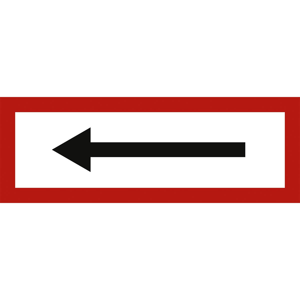 Hinweisschild mit einem links- bzw. rechtsweisenden Richtungspfeil