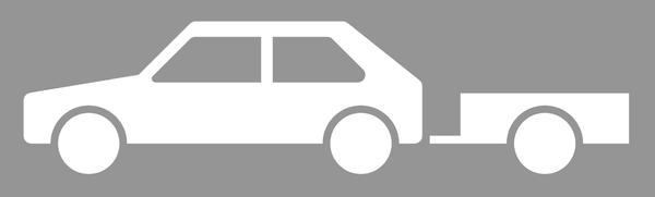 PREMARK™ Fahrbahnmarkierung mit BASt-Prüfzeugnis: Sonderzeichen - Auto und Anhänger