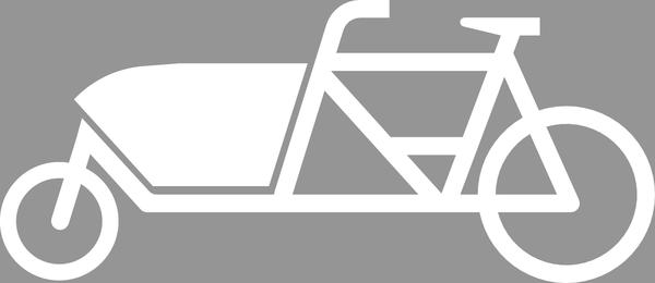 PREMARK™ Fahrbahnmarkierung mit BASt-Prüfzeugnis: Sonderzeichen - Fahrrad mit Transportkorb.