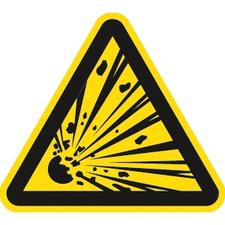 Warnzeichen und Maschinenkennzeichnung, Explosionsgefahr