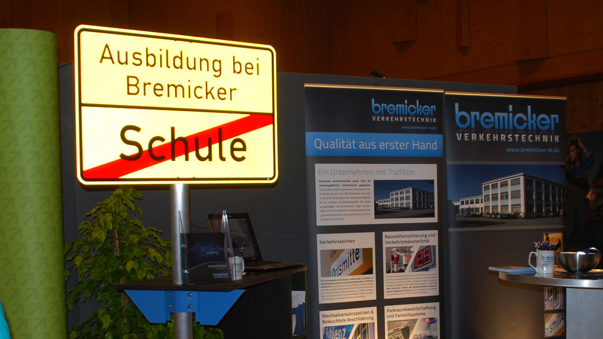 Bremicker auf der Jobmesse 2014 in Weilheim